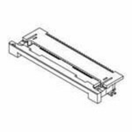 MOLEX Ffc/Fpc Connector, 30 Contact(S), 1 Row(S), Female, Right Angle, 0.020 Inch Pitch, Surface Mount 541323092